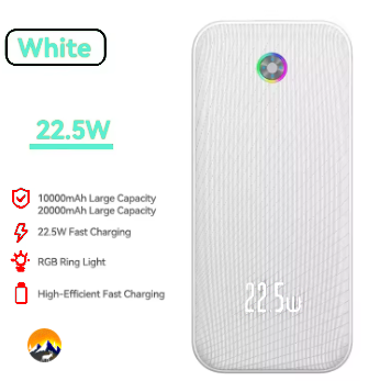 Power Bank QC PD 3.0 Fast Charge Portable 35W/22.5W 10K-20K-30K mAh